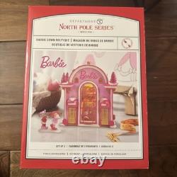 Dept 56 BARBIE GOWN BOUTIQUE SET OF 2 North Pole Village 6014682 BRAND NEW