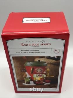 Dept 56 BEAN DEPOT ESPRESSO CO North Pole Village 6014509 BRAND NEW