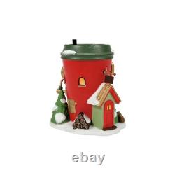Dept 56 BEAN DEPOT ESPRESSO CO North Pole Village 6014509 NEW NIB