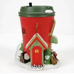 Dept 56 BEAN DEPOT ESPRESSO CO North Pole Village 6014509 NEW NIB