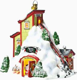 Dept 56 BETTER WATCH OUT COAL MINE Christmas Stockings Naughty Nice (Lit) NRFB