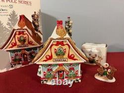 Dept 56 Baskets And Bows 808925 North Pole Series Lighted Village House