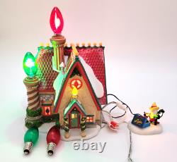 Dept 56 Bright Lights Bulb Factory North Pole Series 2008 Box with 2 SETS BULBS