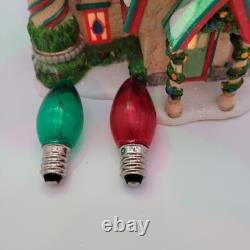 Dept 56 Bright Lights Bulb Factory North Pole Series 2008 Box with 2 SETS BULBS