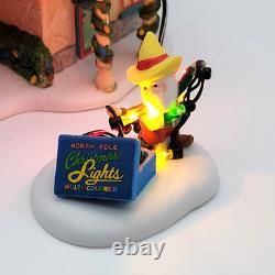 Dept 56 Bright Lights Bulb Factory North Pole Series 2008 Box with 2 SETS BULBS