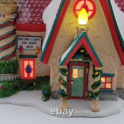 Dept 56 Bright Lights Bulb Factory North Pole Series 2008 Box with 2 SETS BULBS