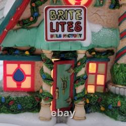 Dept 56 Bright Lights Bulb Factory North Pole Series 2008 Box with 2 SETS BULBS