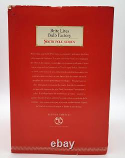 Dept 56 Bright Lights Bulb Factory North Pole Series 2008 Box with 2 SETS BULBS