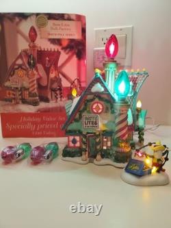 Dept 56 Brite Lites Bulb Factory #799997 NORTH POLE with 3 sets of R & G LED Bulbs