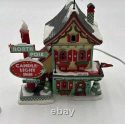 Dept 56 Candle Light Inn Welcoming Christmas North Pole READ DESCRIPTION