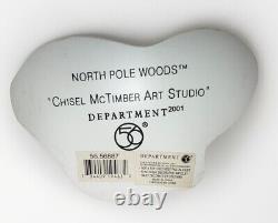 Dept 56- Chisel Mctimber Art Studio North Pole Woods Series #56887