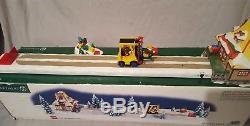 Dept 56 Christmas North Pole Village Lego Warehouse Forklift House