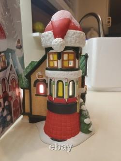 Dept 56 Christmas Santa's North Pole Office #4036540 NORTH POLE/ EUC