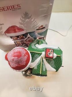 Dept 56 Christmas Santa's North Pole Office #4036540 NORTH POLE/ EUC