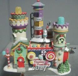 Dept 56 Christmas Snow Village North Pole Animated Yummy Gummy Gundrop Factory