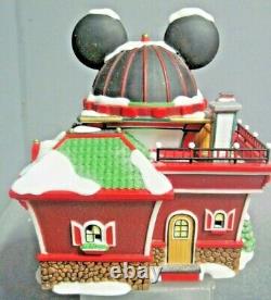 Dept 56 Christmas Snow Village North Pole Mickey Mouse Watch Factory