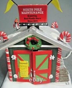 Dept 56 Christmas Snow Village North Pole Series North Pole Maintenance