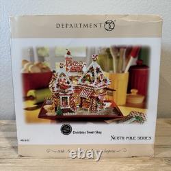 Dept 56 Christmas Sweet Shop 56791 North Pole Village 30th Anniv Numbered