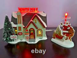 Dept 56 Christmas The North Pole House NOS Lighted Ceramic Collectible- Rare