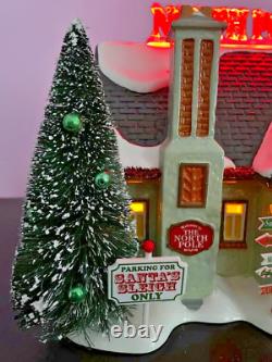 Dept 56 Christmas The North Pole House NOS Lighted Ceramic Collectible- Rare