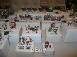 Dept. 56 Christmas Village Heritage Collection LOT Accessories Elves North Pole