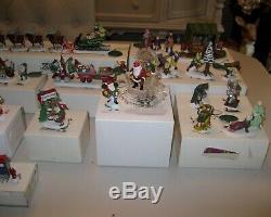 Dept. 56 Christmas Village Heritage Collection LOT Accessories Elves North Pole