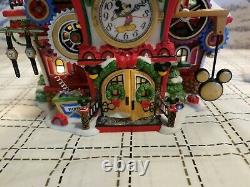 Dept 56 Christmas Village North Pole Disney Showcase Mickey Mouse Watch Factory