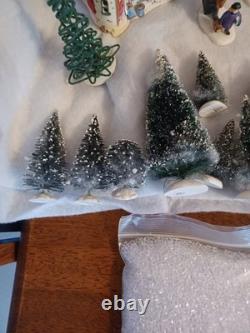 Dept 56 Christmas Village North Pole Series Lot Elves Barber Set People