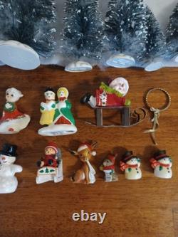 Dept 56 Christmas Village North Pole Series Lot Elves Barber Set People