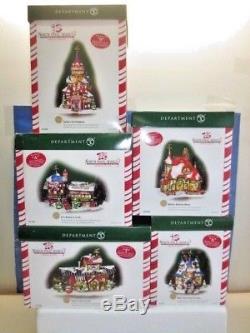 Dept. 56 Christmas Village Set of 5 North Pole Series 15 SE S A N T A