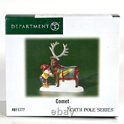 Dept 56 Comet #811777 North Pole Series Santa's Reindeer Accessory