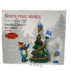 Dept 56 Cornelius & Bumble New Venture North Pole 4036554 Rudolph Reindeer 2014