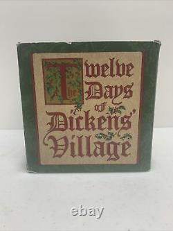 Dept 56 Dickens Village 12 Days Of Christmas 12 Drummers Drumming #58387