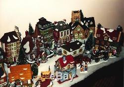 Dept 56 Dickens Village and North Pole Village Excellent Condtion