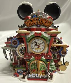 Dept 56 Disney Mickey Mouse Watch Factory North Pole Series 2006 Retired 56.951