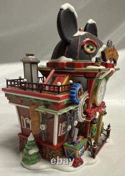 Dept 56 Disney Mickey Mouse Watch Factory North Pole Series 2006 Retired 56.951