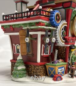 Dept 56 Disney Mickey Mouse Watch Factory North Pole Series 2006 Retired 56.951