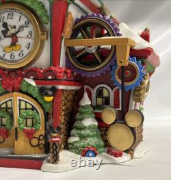 Dept 56 Disney Mickey Mouse Watch Factory North Pole Series 2006 Retired 56.951
