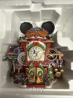 Dept 56 Disney Mickey Mouse Watch Factory North Pole Series 2006 Retired 56.951