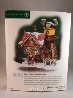 Dept 56 Disney North Pole Series Mickey's North Pole Holiday House 2003