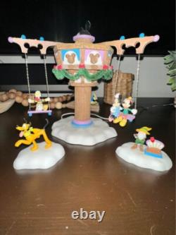 Dept 56 Disney North Pole Series Swinging Disney Fab Five 2004