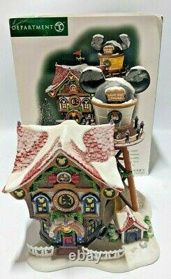 Dept 56 Disney Showcase Mickey's North Pole Holiday House #56.56759 Original Box