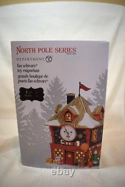 Dept 56 FAO SCHWARZ TOY EMPORIUM North Pole Village NEW #6009773 (0423TT90)