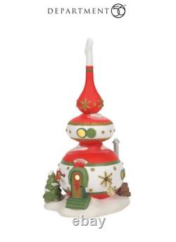 Dept 56 FINNY'S ORNAMENT HOUSE North Pole Village NEW #6009833