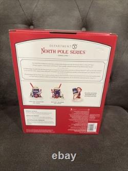 Dept 56 FORECASTING A BLIZZARD North Pole Village 6014532 BRAND NEW