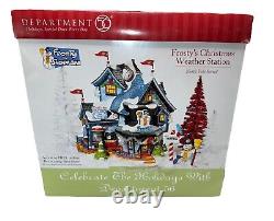 Dept 56- Frosty's Christmas Weather Station 6-piece Holiday Set #56787-new