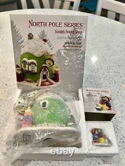 Dept 56 GUMDROP SHOP 4020950 North Pole Santa's Sweet Shop WithAccessory! RARE