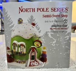 Dept 56 GUMDROP SHOP 4020950 North Pole Santa's Sweet Shop WithAccessory! RARE