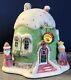 Dept 56 Gumdrop Shop North Pole Series Green Retired Sparkle Glitter Snow Light