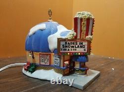 Dept 56 Gingerbread House Polar Palace Theater North Pole Christmas Village Lot